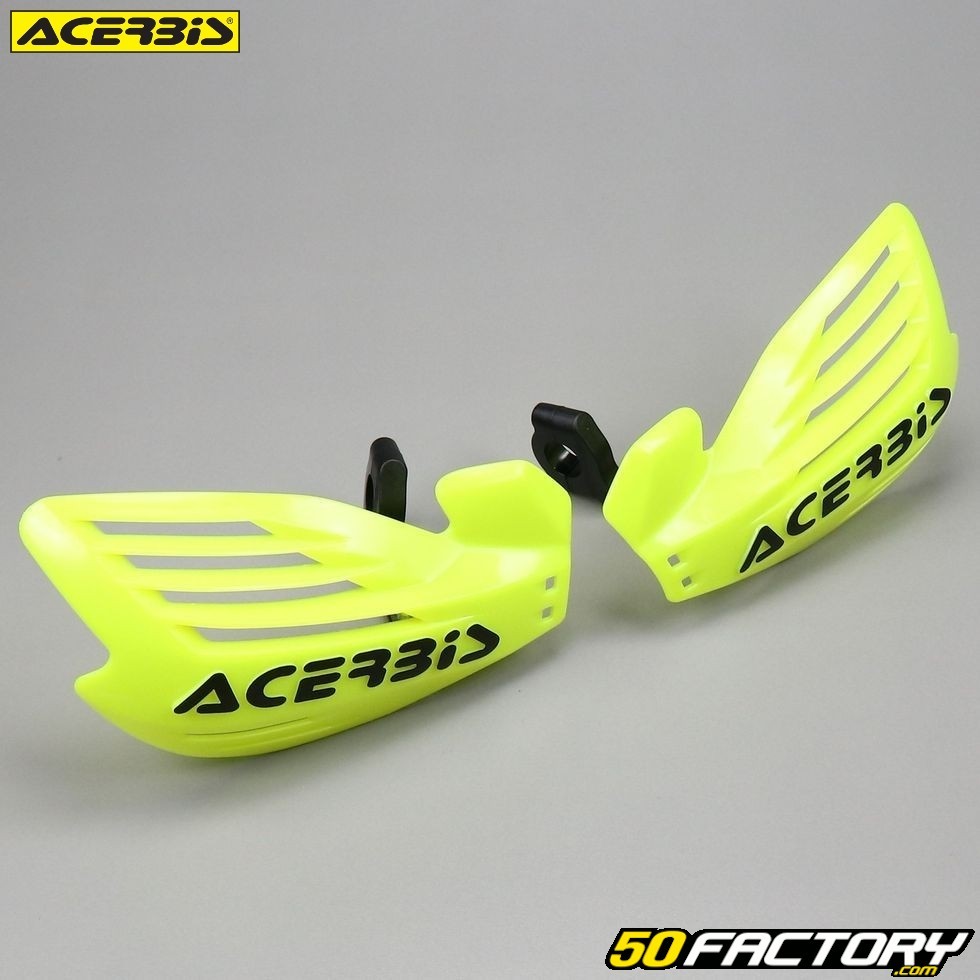 Hand guards acerbis x-force neon yellow - motorcycle part, scooter 