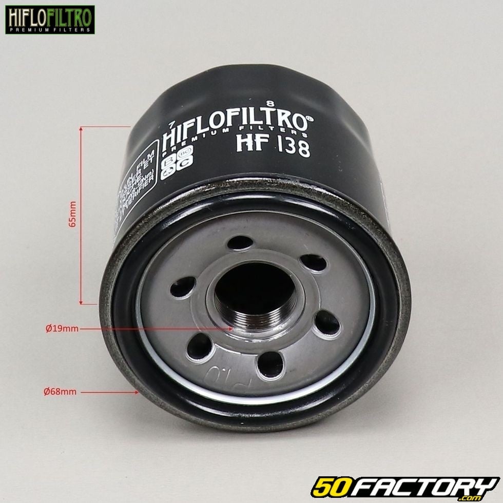 HiFlo Oil Filter HF138 for Arctic Cat 400 4x4 Automatic  03-08