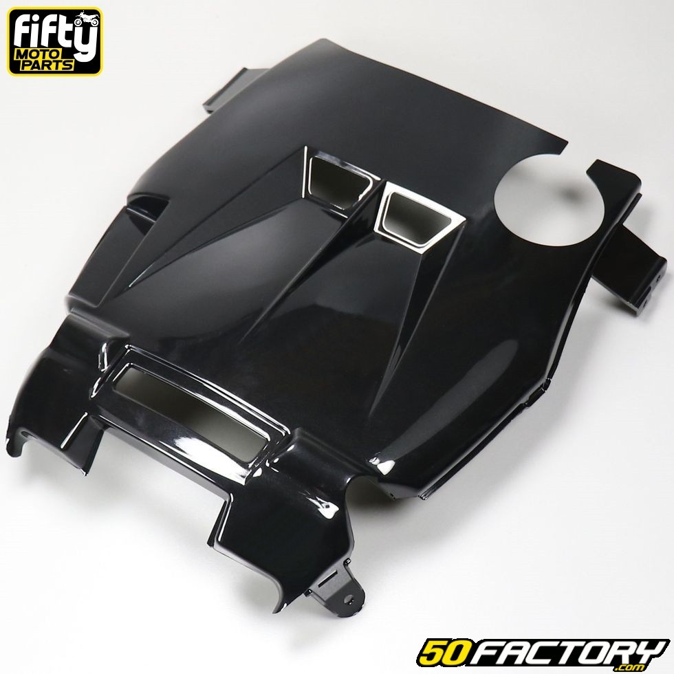 Leg Shield/TNT Flocking Interior-for Yamaha/Aerox MBK Nitro-Metallic Black 