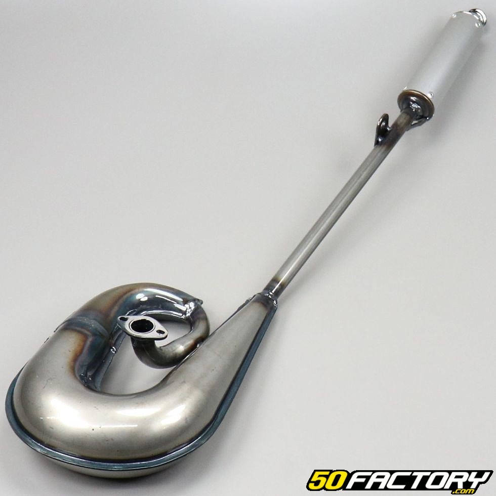 Exhaust Silencer Chrome for Puch Maxi 50 Mopeds 